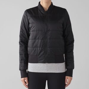 Lululemon Non-Stop Bomber Reversible Jacket Black Size 2